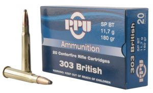 .303 British Ammunition (PPU) 180 grain 20 Rounds