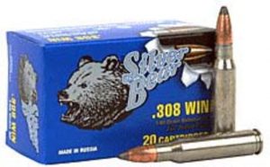 .308 Winchester Ammunition (Bear Ammunition) 140 grain 20 Rounds