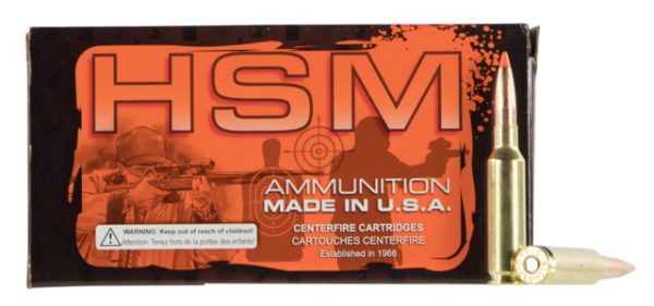 .308 Winchester Ammunition (HSM Ammunition) 168 grain 20 Rounds