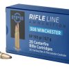 .308 Winchester Ammunition (PPU) 150 grain 20 Rounds