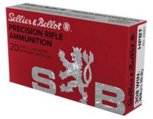 .308 Winchester Ammunition (Sellier & Bellot) 168 grain 20 Rounds