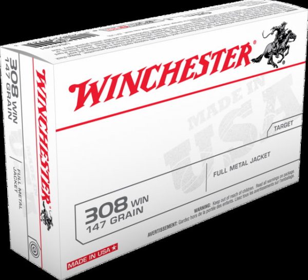 .308 Winchester Ammunition (Winchester) 147 grain 20 Rounds