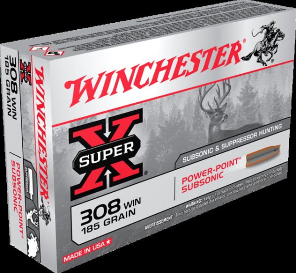 .308 Winchester Ammunition (Winchester) 185 grain 20 Rounds