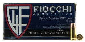 .32 ACP Ammunition (Fiocchi) 60 grain 50 Rounds