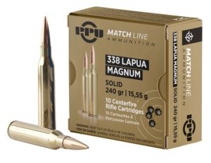 .338 Lapua Magnum Ammunition (PPU) 240 grain 10 Rounds