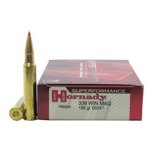 .338 Winchester Magnum Ammunition (Hornady) 185 grain 20 Rounds