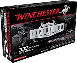 .338 Winchester Magnum Ammunition (Winchester) 225 grain 20 Rounds