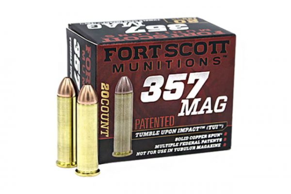 .357 Magnum Ammunition (Fort Scott Munitions) 125 grain 20 Rounds