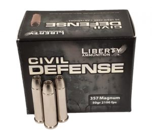 .357 Magnum Ammunition (Liberty Ammunition) 50 grain 20 Rounds