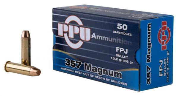 .357 Magnum Ammunition (PPU) 158 grain 50 Rounds
