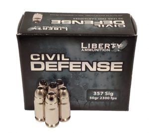 .357 SIG Ammunition (Liberty Ammunition) 50 grain 20 Rounds