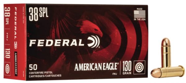 .38 Special Ammunition (Federal Premium) 130 grain 50 Rounds