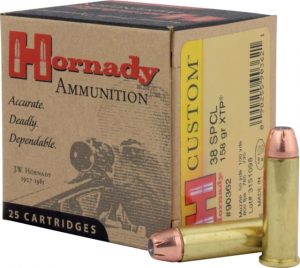 .38 Special Ammunition (Hornady) 158 grain 25 Rounds