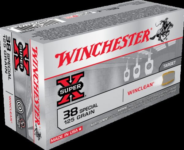 .38 Special Ammunition (Winchester) 125 grain 50 Rounds