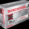 .38 Special +P Ammunition (Winchester) 125 grain 50 Rounds