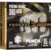 .380 ACP Ammunition (Federal Premium) 85 grain 20 Rounds