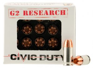.380 ACP Ammunition (G2 Research Ammunitions) 64 grain 20 Rounds