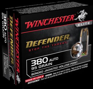 .380 ACP Ammunition (Winchester) 95 grain 20 Rounds