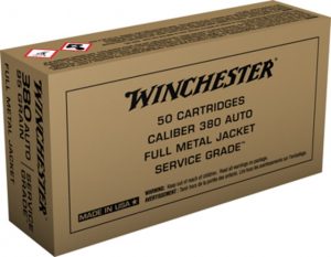 .380 ACP Ammunition (Winchester) 95 grain 50 Rounds
