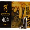 .40 S&W Ammunition (Browning) 180 grain 20 Rounds
