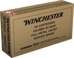 .40 S&W Ammunition (Winchester) 165 grain 50 Rounds