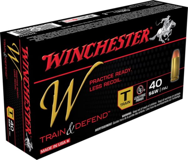 .40 S&W Ammunition (Winchester) 180 grain 50 Rounds