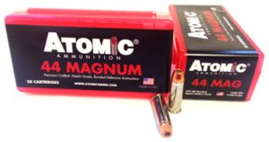 .44 Remington Magnum Ammunition (Atomic Ammunition) 240 grain 50 Rounds