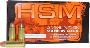 .44 Remington Magnum Ammunition (HSM Ammunition) 300 grain 50 Rounds