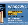 .44 Remington Magnum Ammunition (PPU) 240 grain 50 Rounds