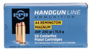 .44 Remington Magnum Ammunition (PPU) 240 grain 50 Rounds