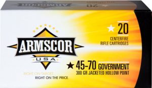 .45-70 Government Ammunition (Armscor Precision Inc) 300 grain 20 Rounds