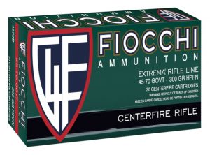 .45-70 Government Ammunition (Fiocchi) 100 grain 20 Rounds