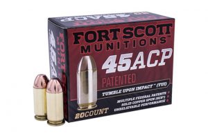 .45 ACP Ammunition (Fort Scott Munitions) 180 grain 20 Rounds