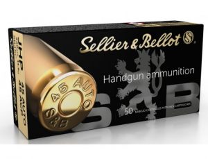 .45 ACP Ammunition (Sellier & Bellot)  50 Rounds