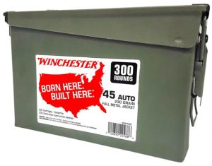 .45 ACP Ammunition (Winchester) 230 grain 300 Rounds