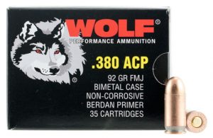 .45 ACP Ammunition (Wolf Ammo) 230 grain 450 Rounds