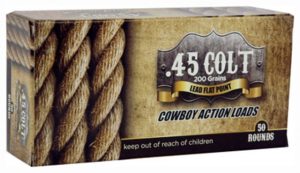 .45 Colt Ammunition (American Cowboy Ammunition) 200 grain 50 Rounds