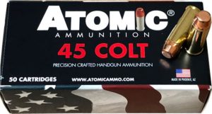 .45 Colt Ammunition (Atomic Ammunition) 250 grain 50 Rounds