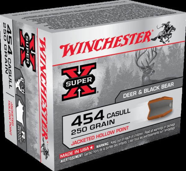 .454 Casull Ammunition (Winchester) 250 grain 20 Rounds