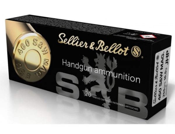 .460 S&W Ammunition (Sellier & Bellot)  20 Rounds