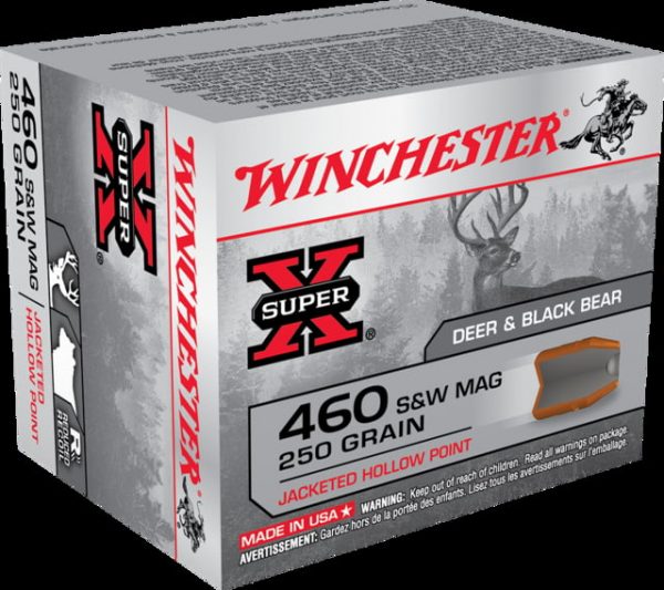 .460 S&W Ammunition (Winchester) 250 grain 20 Rounds
