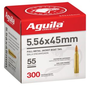 5.56x45mm NATO Ammunition (Aguila Ammunition) 55 grain 300 Rounds