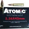 5.56x45mm NATO Ammunition (Atomic Ammunition) 62 grain 500 Rounds