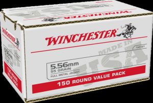 5.56x45mm NATO Ammunition (Winchester) 55 grain 150 Rounds