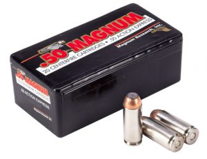 .50 Action Express Ammunition (Magnum Research) 325 grain 20 Rounds