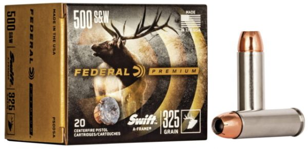 .500 S&W Magnum Ammunition (Federal Premium) 325 grain 20 Rounds