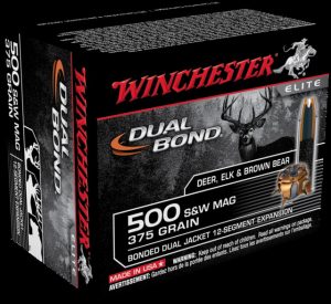 .500 S&W Magnum Ammunition (Winchester) 375 grain 20 Rounds