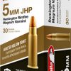 5mm Remington Rimfire Magnum Ammunition (Aguila Ammunition) 30 grain 50 Rounds