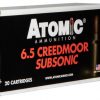 6.5mm Creedmoor Ammunition (Atomic Ammunition) 130 grain 20 Rounds