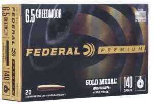 6.5mm Creedmoor Ammunition (Federal Premium) 140 grain 20 Rounds